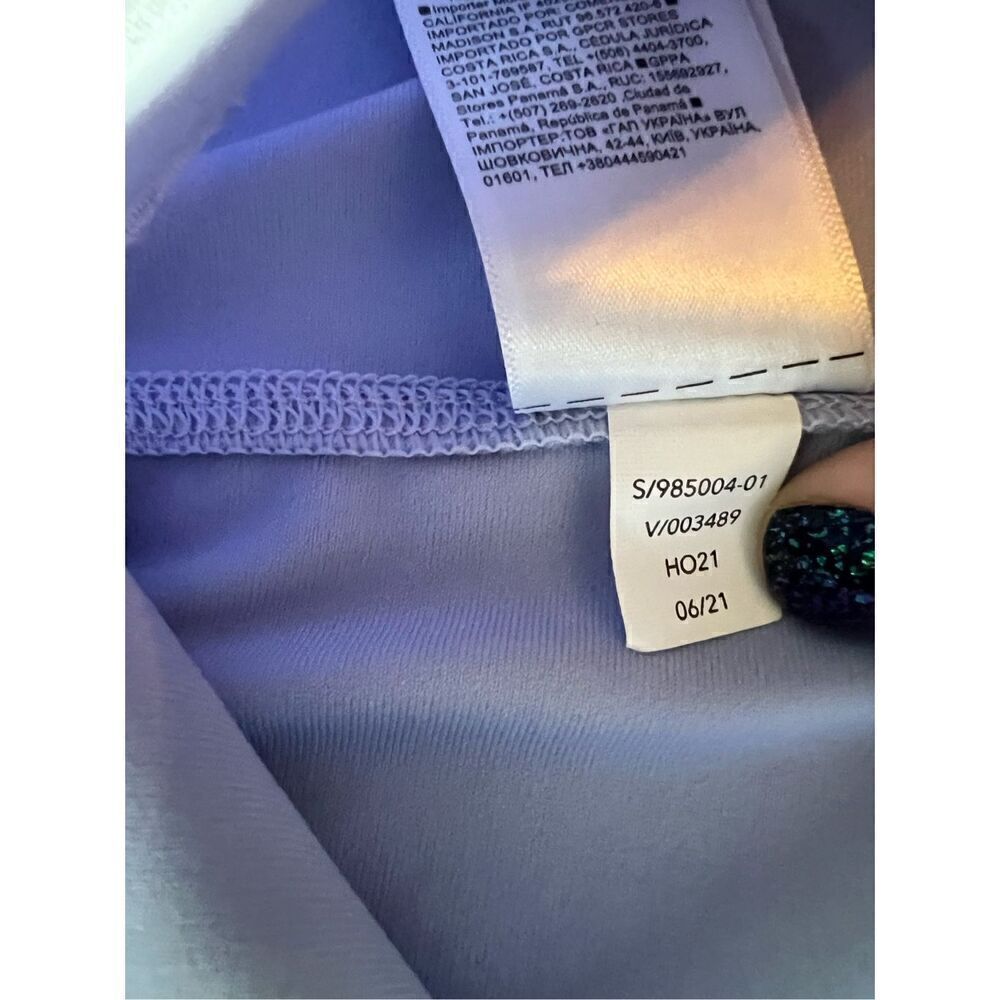 Athleta Girl Serenity Blue Periwinkle Blue Activate Half Zip Long Sleeve Top XXL - Picture 8 of 9